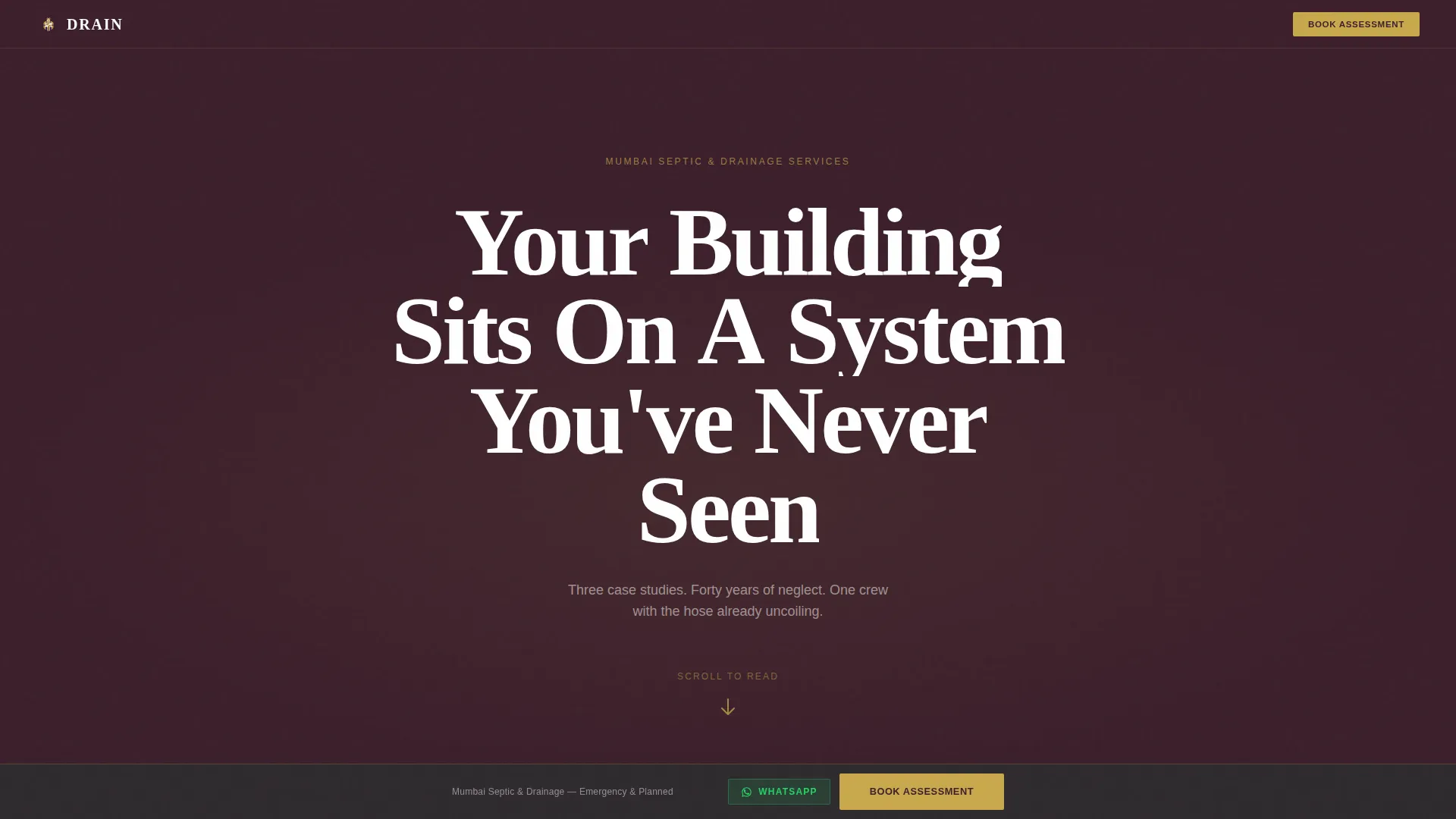 Certified Septic System Landing Page Template