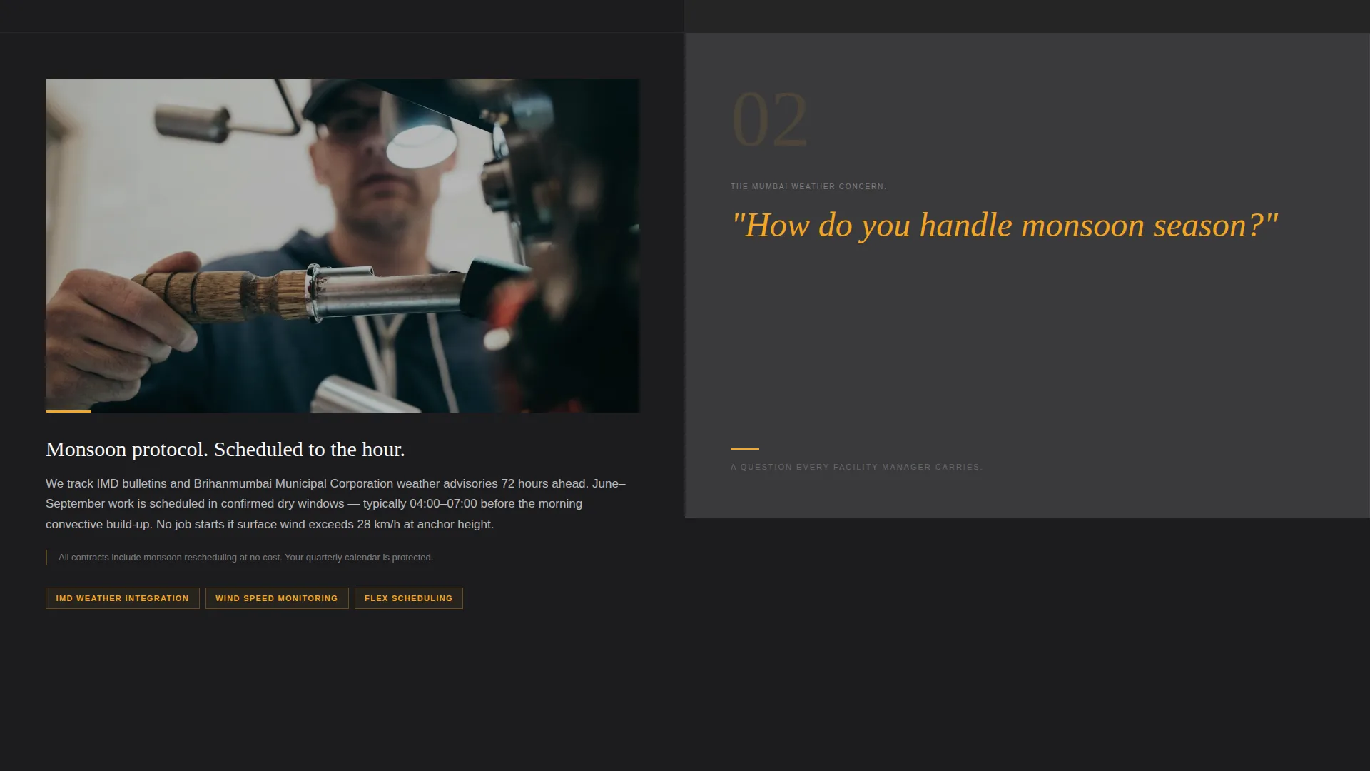 Elite Highrise Window Cleaning Landing Page Template
