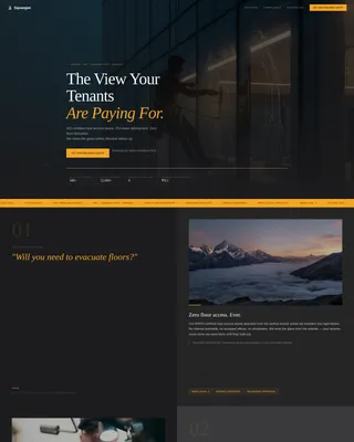Elite Highrise Window Cleaning Landing Page Template