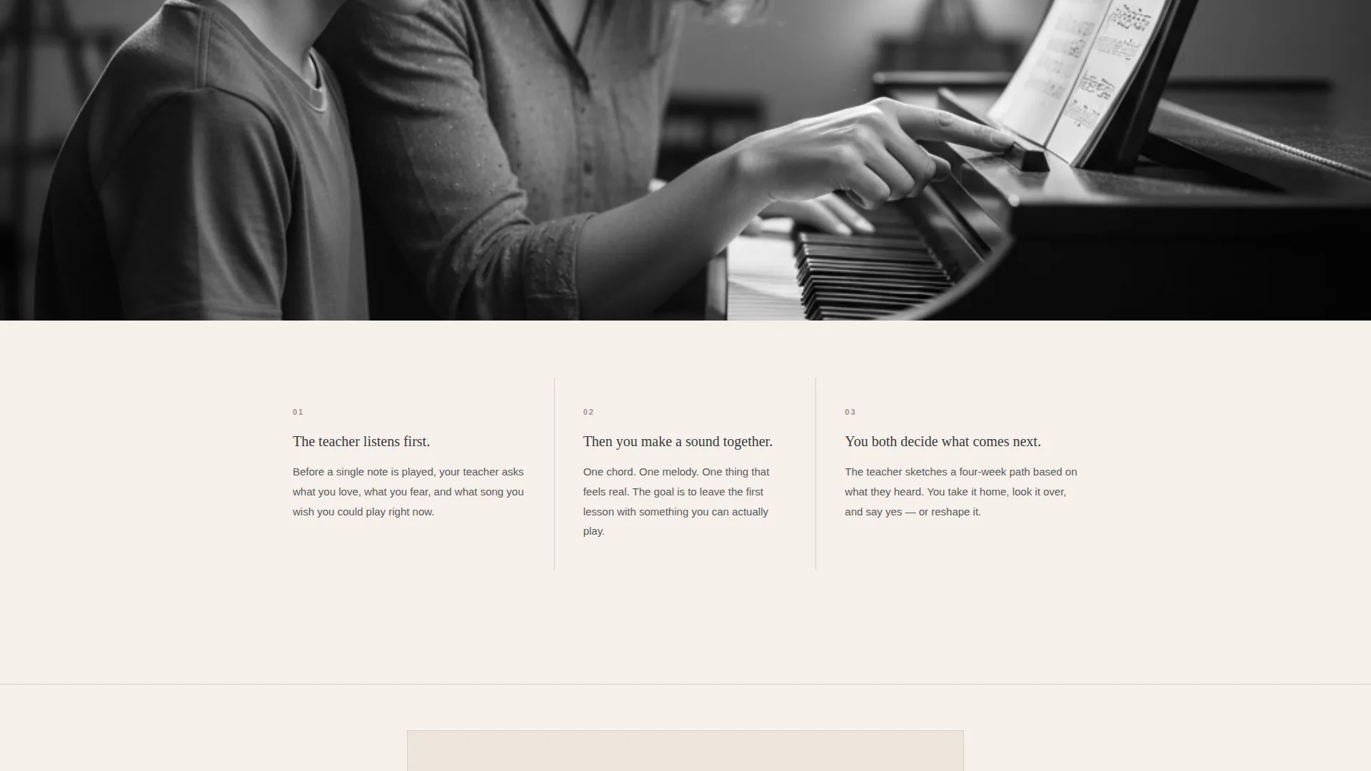 Advanced Music School Marketing Appointment Booking Website Template