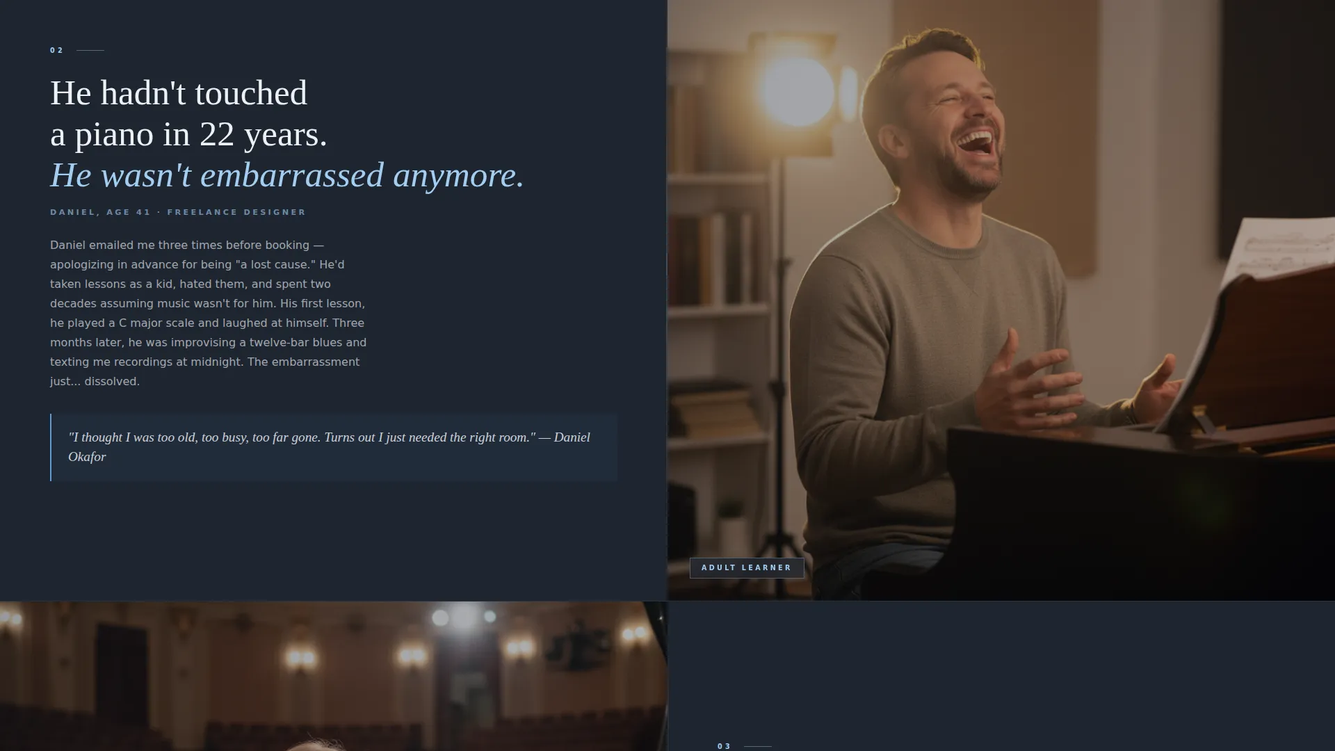 Game Changing Music Teacher Landing Page Template