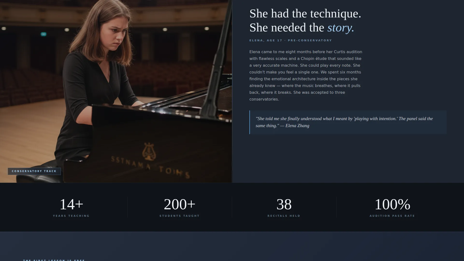 Game Changing Music Teacher Landing Page Template