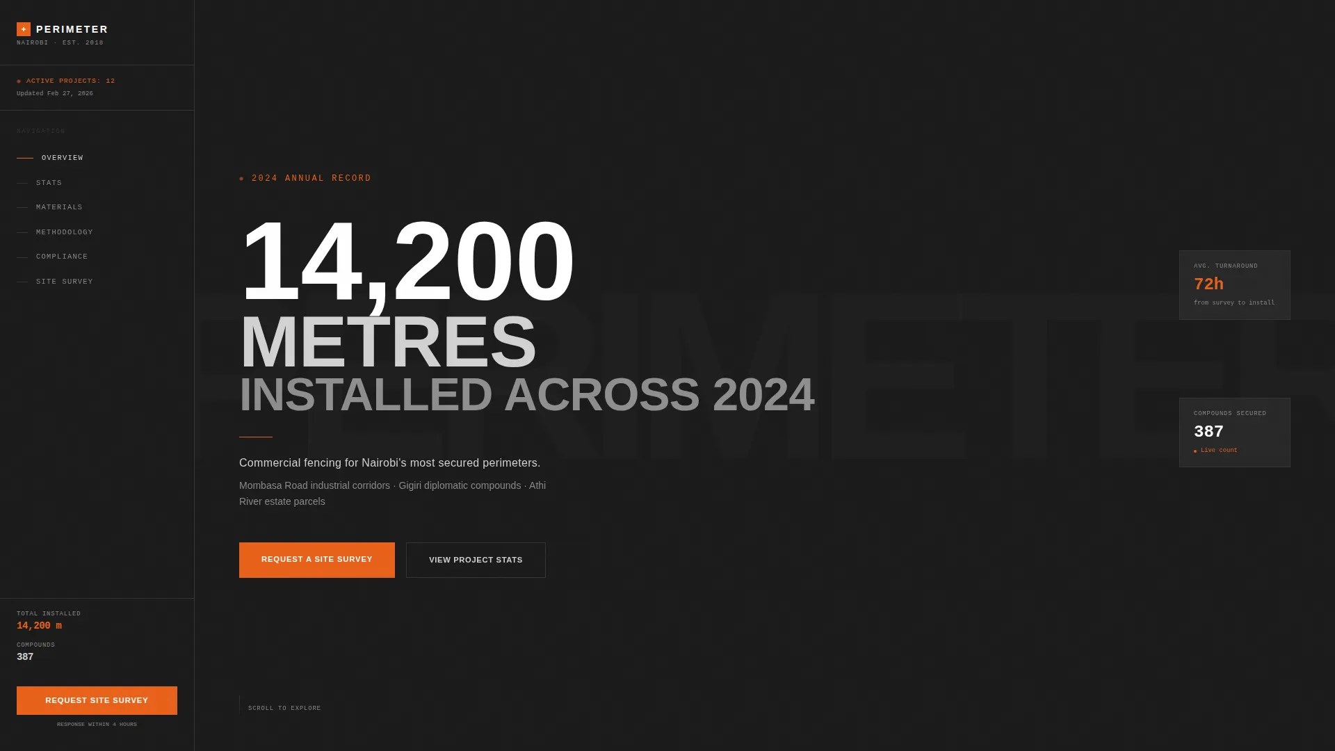 Unyielding Fencing | Free Website Template | Rocket