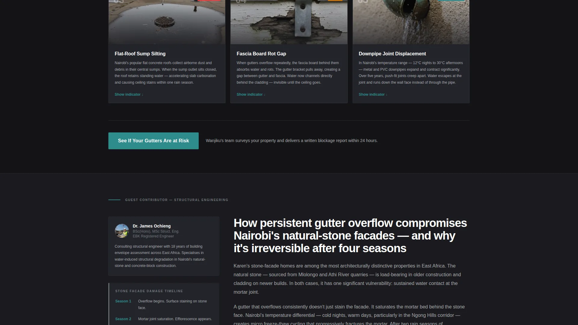 Authoritative Guttercleaning | Free Website Template | Rocket