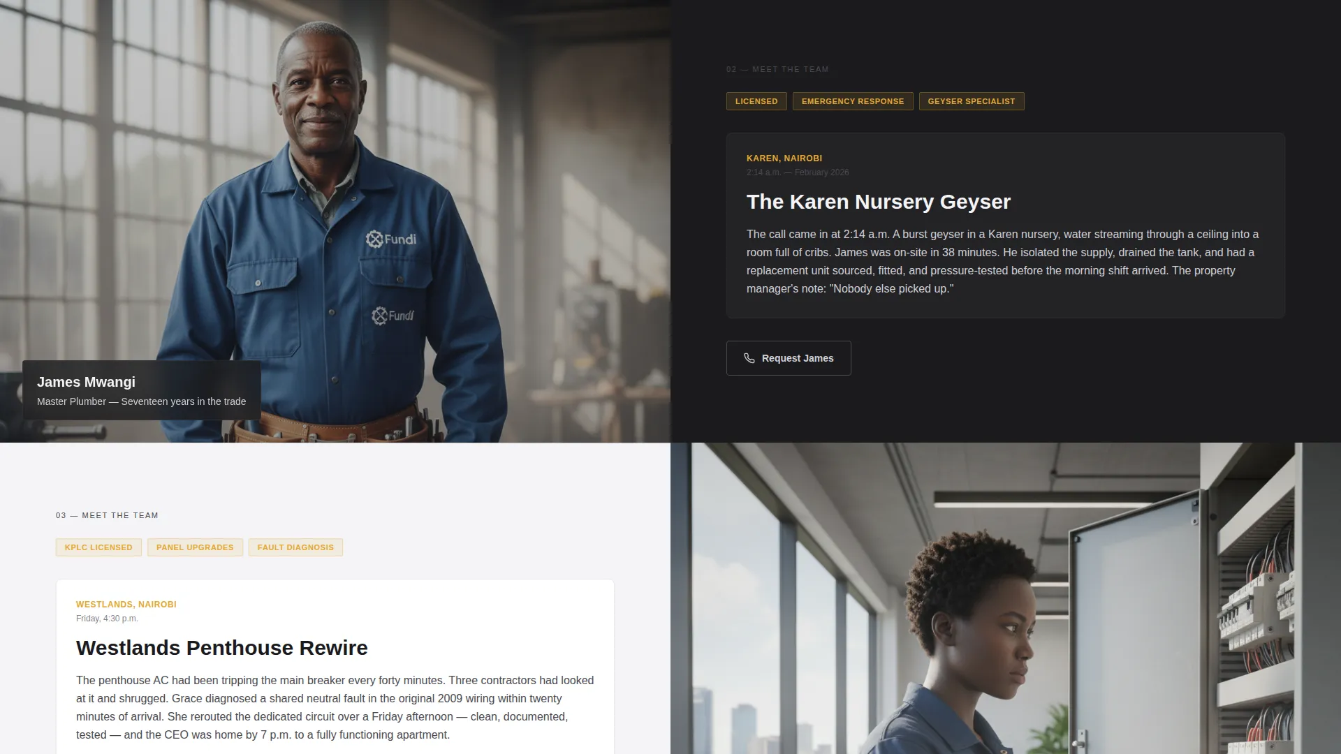 Trusted Handyman | Free Website Template | Rocket