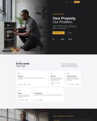 Trusted Handyman | Free Website Template | Rocket