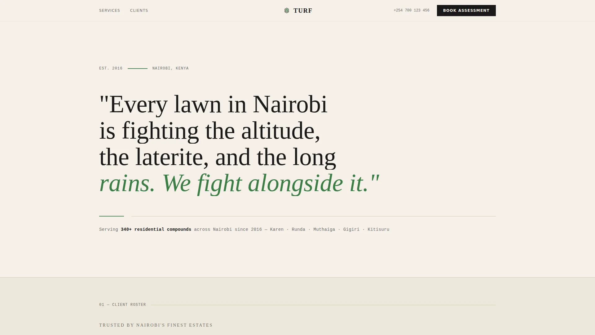 Trusted Lawn Care | Free Website Template | Rocket