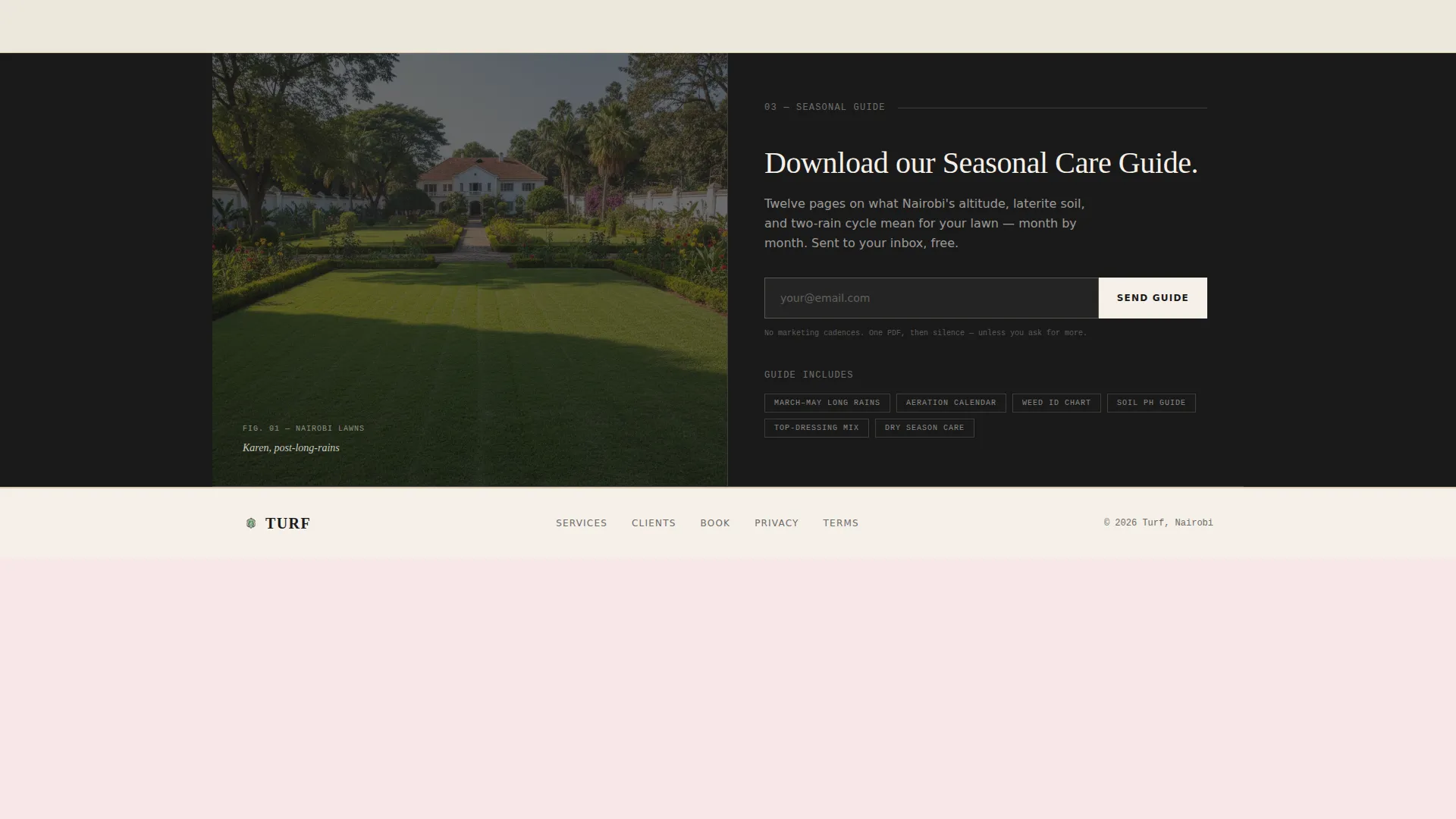 Trusted Lawn Care | Free Website Template | Rocket