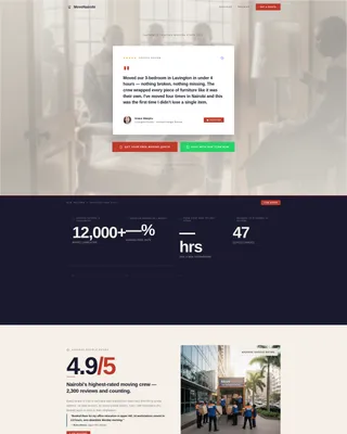 Trusted Moving | Free Website Template | Rocket