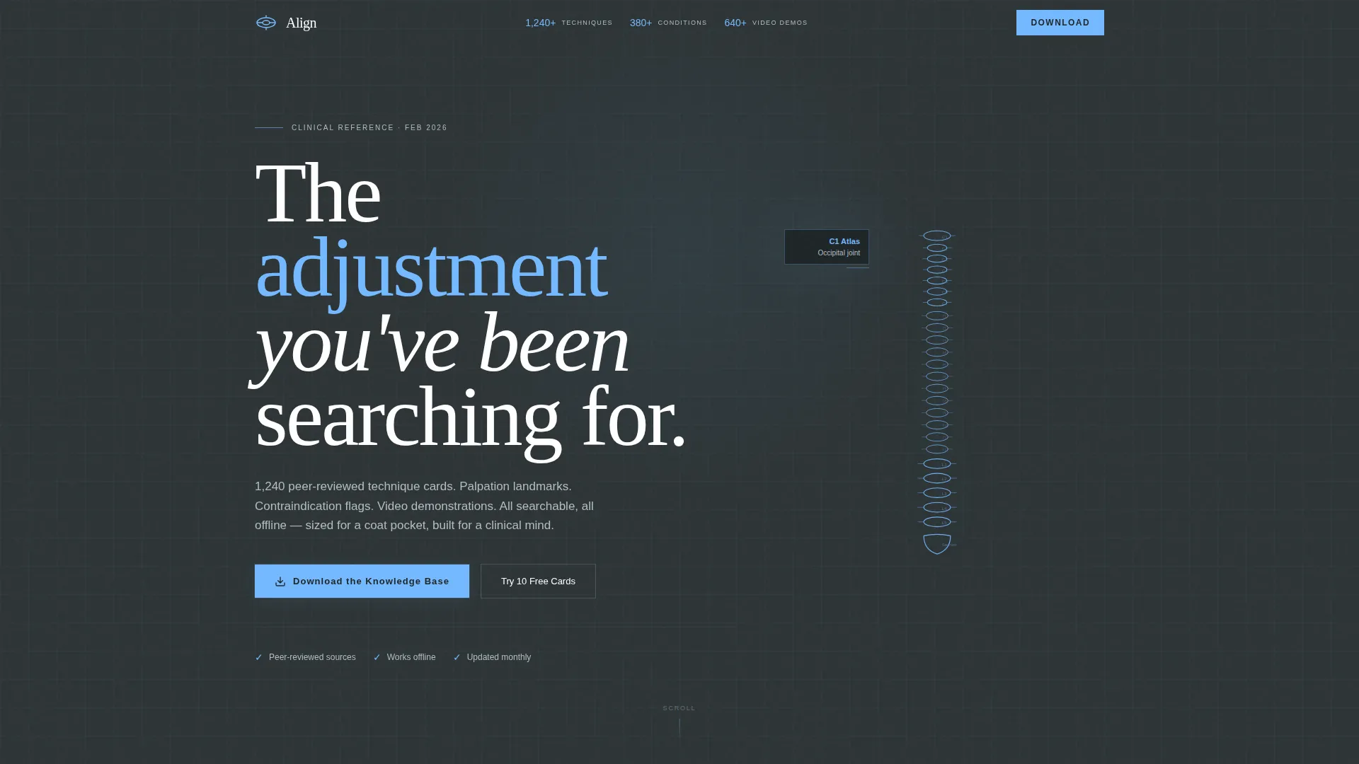Chiropractic Digital Presence Specialist Careers Website Template