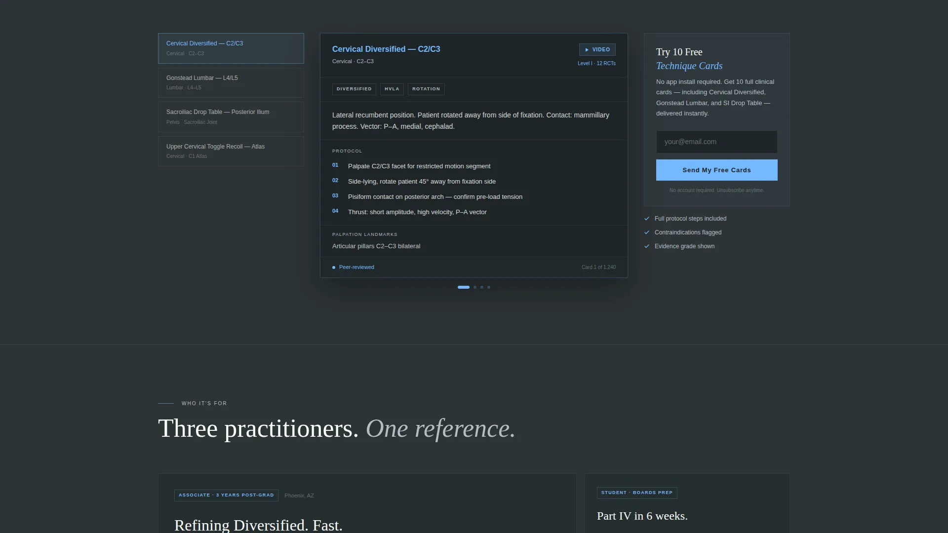 Chiropractic Digital Presence Specialist Careers Website Template