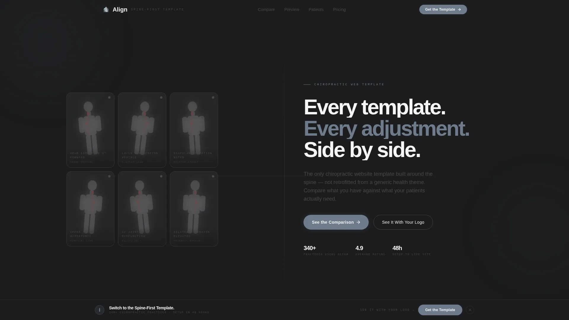 Chiropractic Digital Presence Careers Website Template