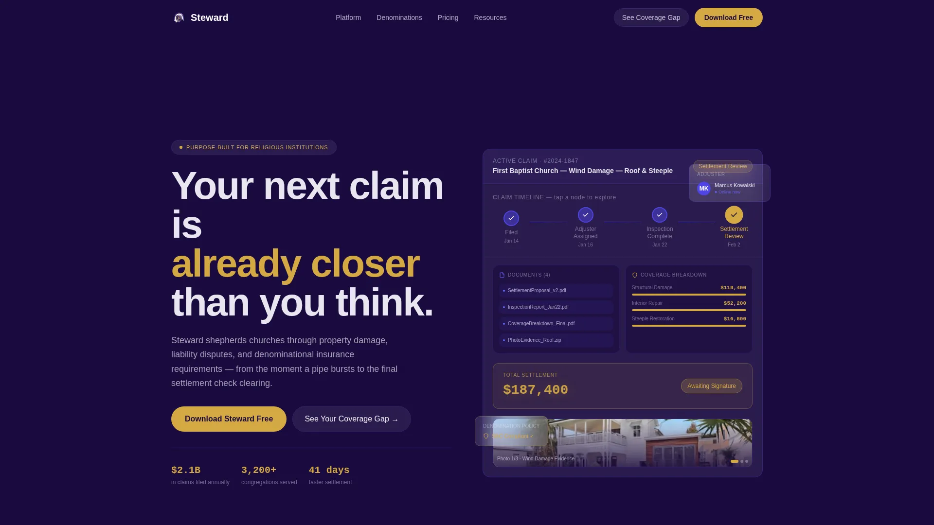 Church & Religious Software Reviews Website Template
