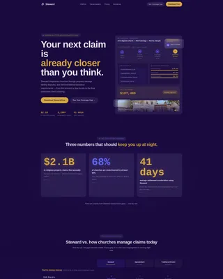 Church & Religious Software Reviews Website Template