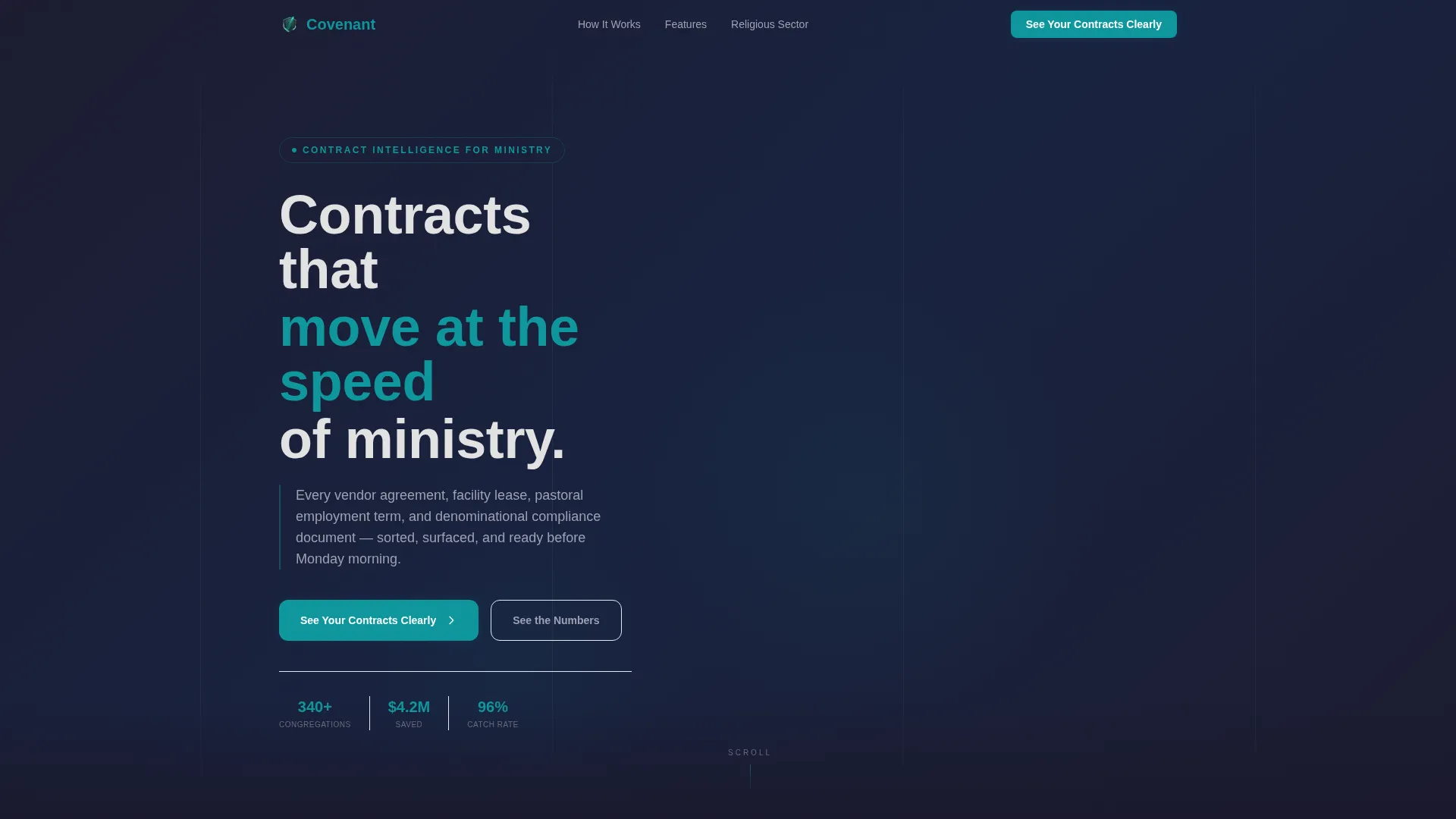 Church & Religious Software Specialist Reviews Website Template