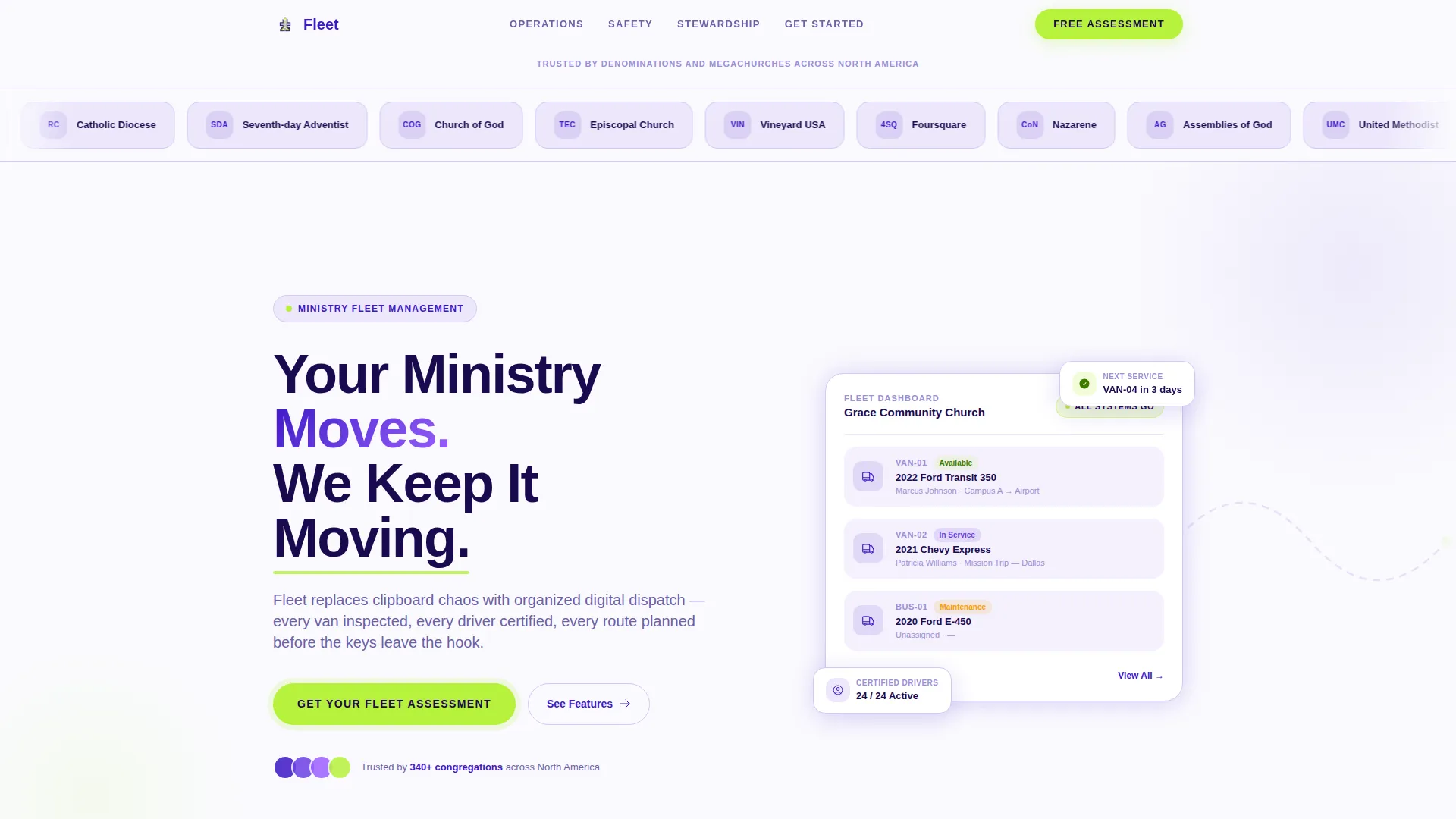 Church & Religious Software Specialist Professional Website Template
