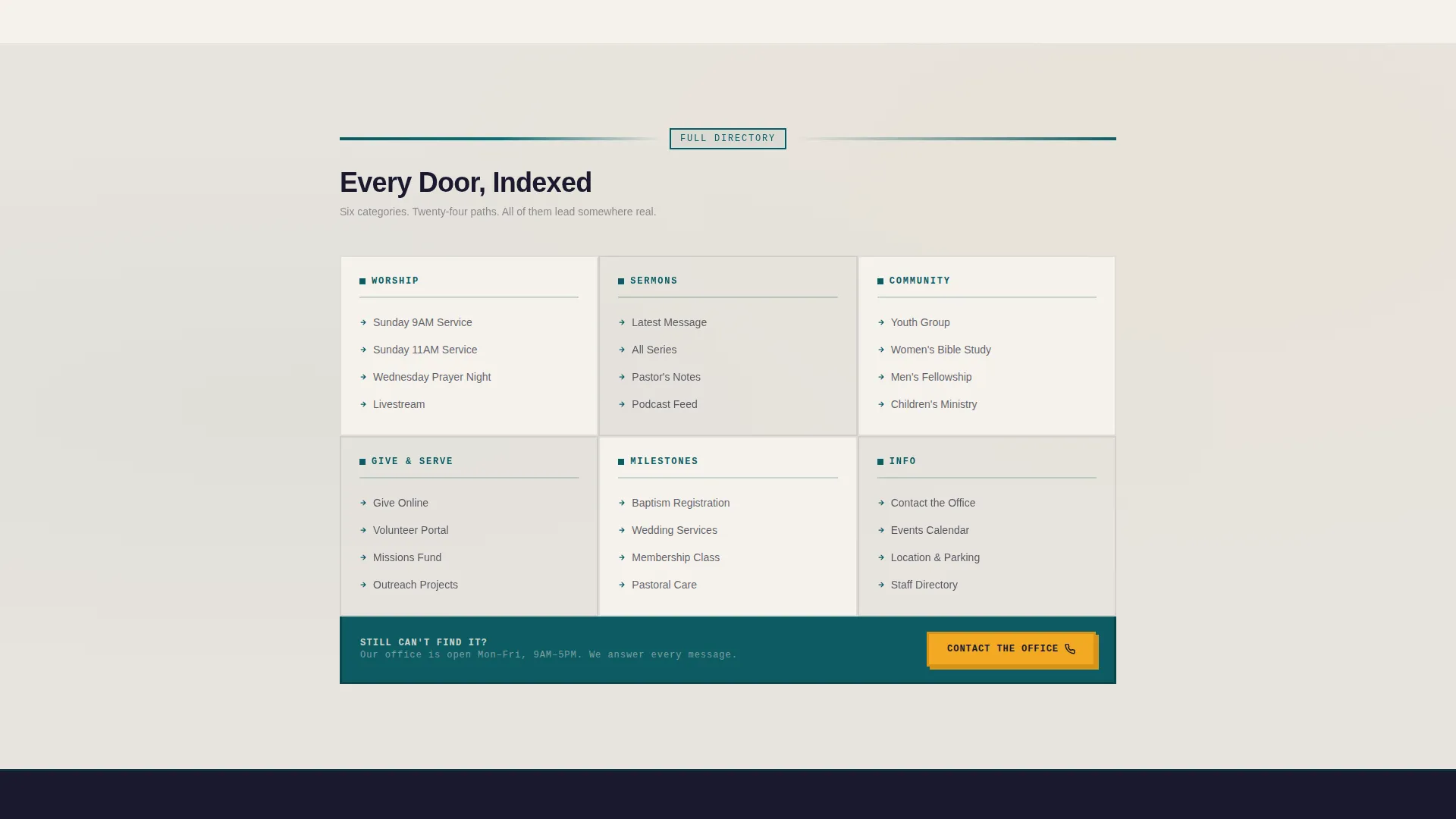Church & Religious Org 404 Recovery Website Template