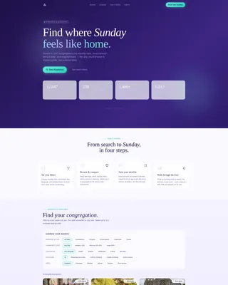 Church & Religious Org Professional Website Template