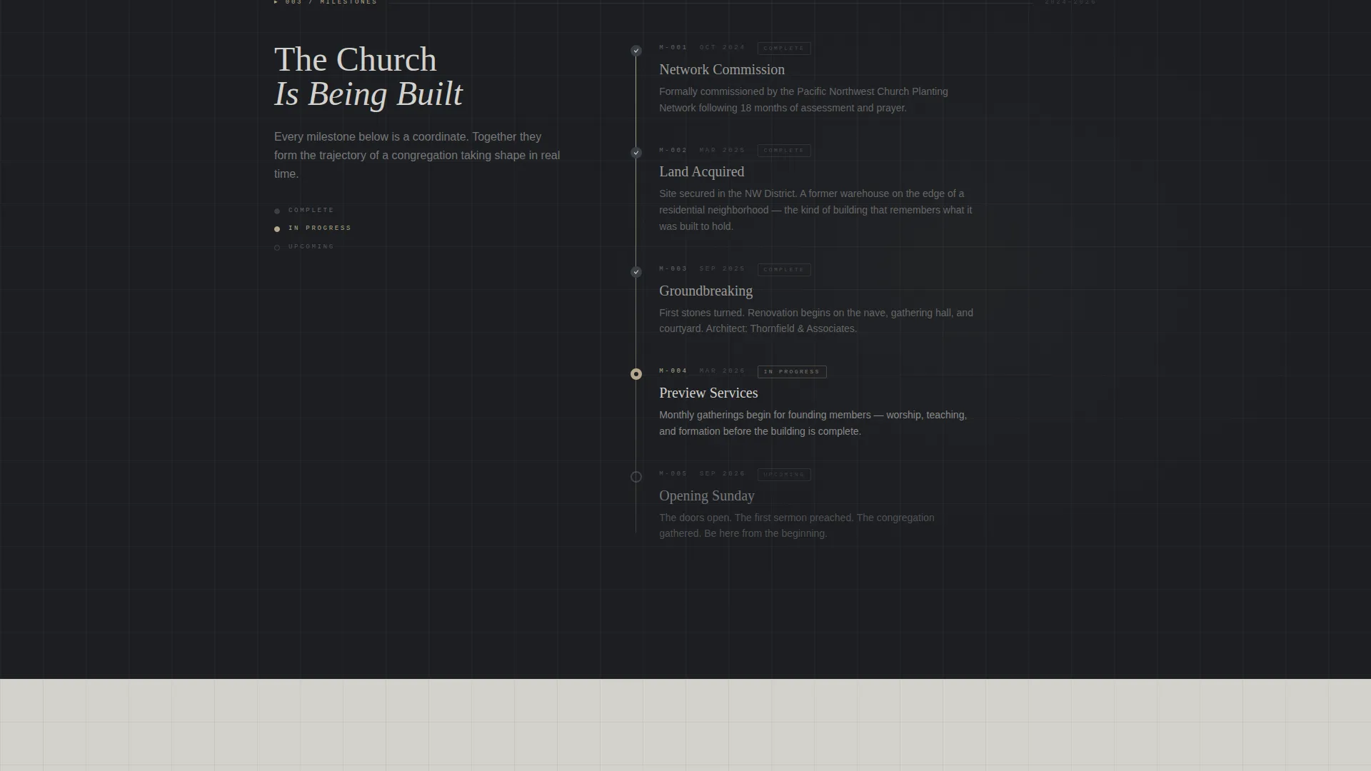 Church & Religious Org Pre-Launch Website Template