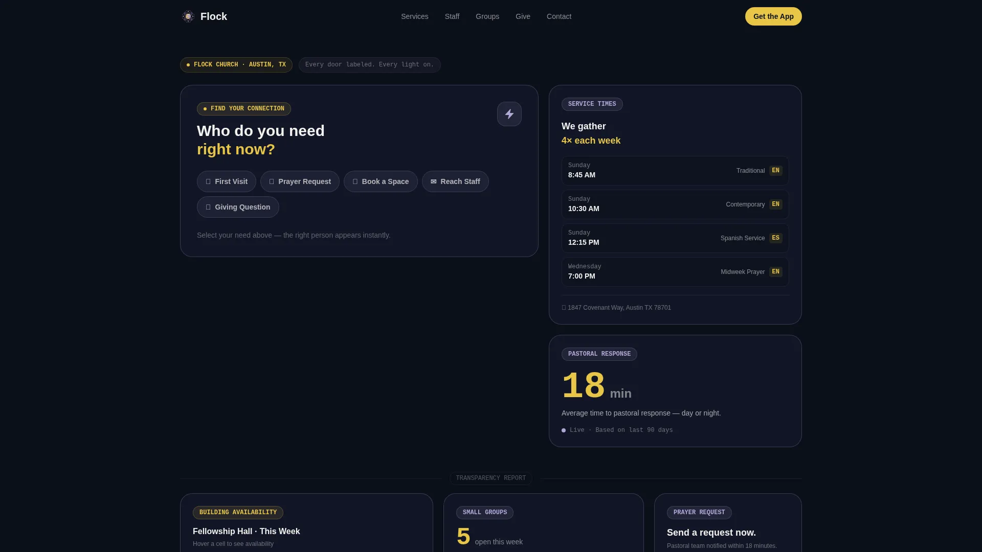 Church & Religious Org Specialist Cost Calculator Website Template