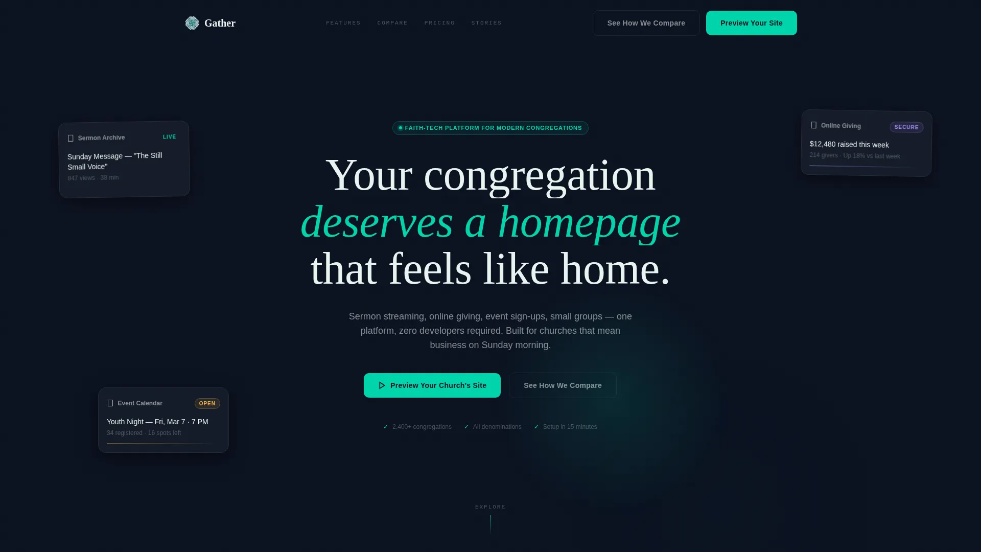 Church & Religious Org Complete Professional Website Template