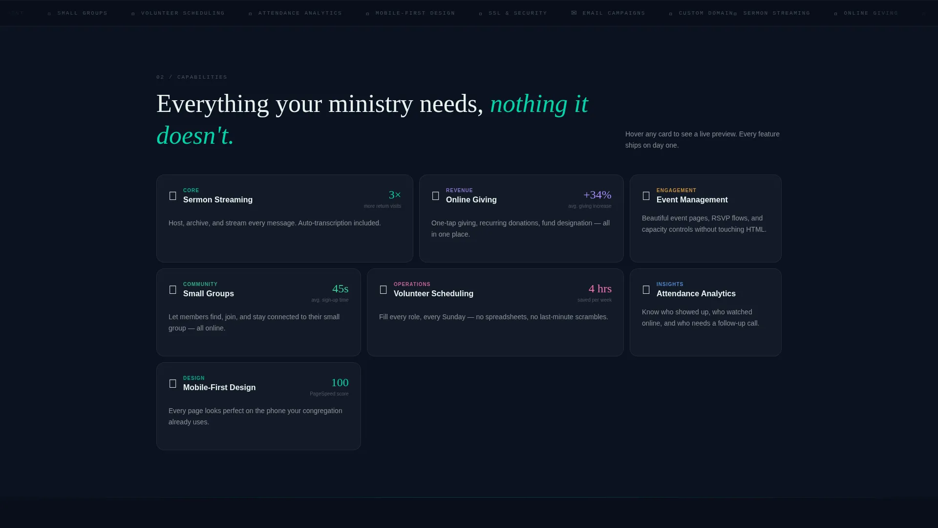 Church & Religious Org Complete Professional Website Template