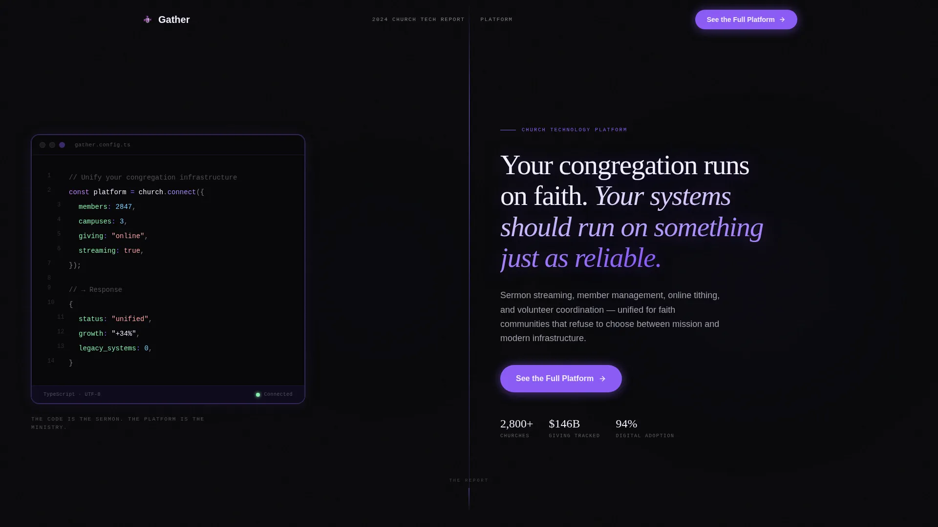 Church & Religious Org Specialist Professional Website Template