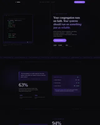 Church & Religious Org Specialist Professional Website Template