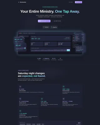 Church & Religious Org Premium Professional Website Template