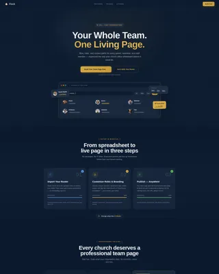 Church & Religious Org Specialist Pricing Website Template