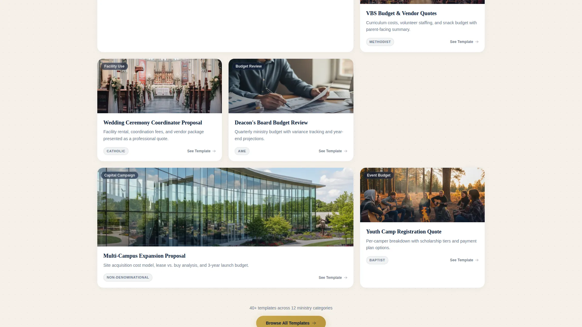Church & Religious Software Complete Reviews Website Template