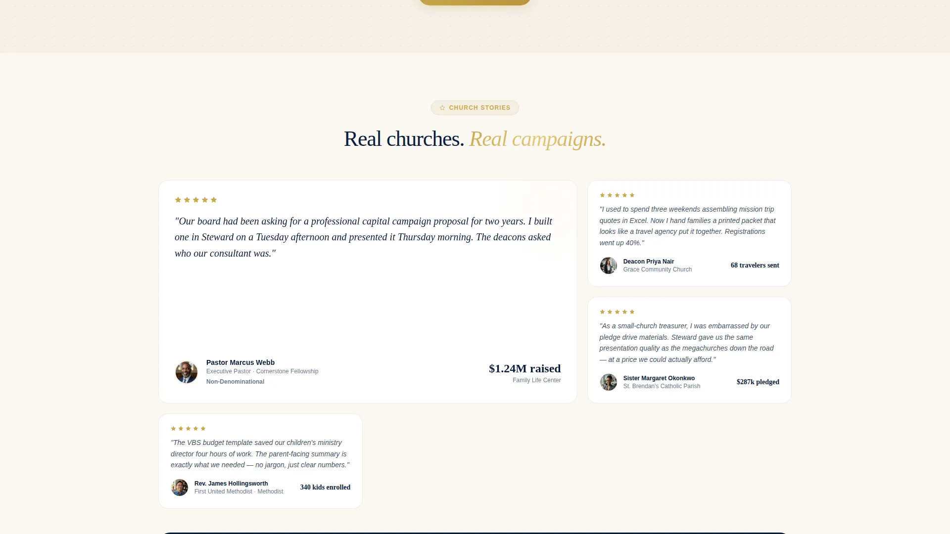 Church & Religious Software Complete Reviews Website Template