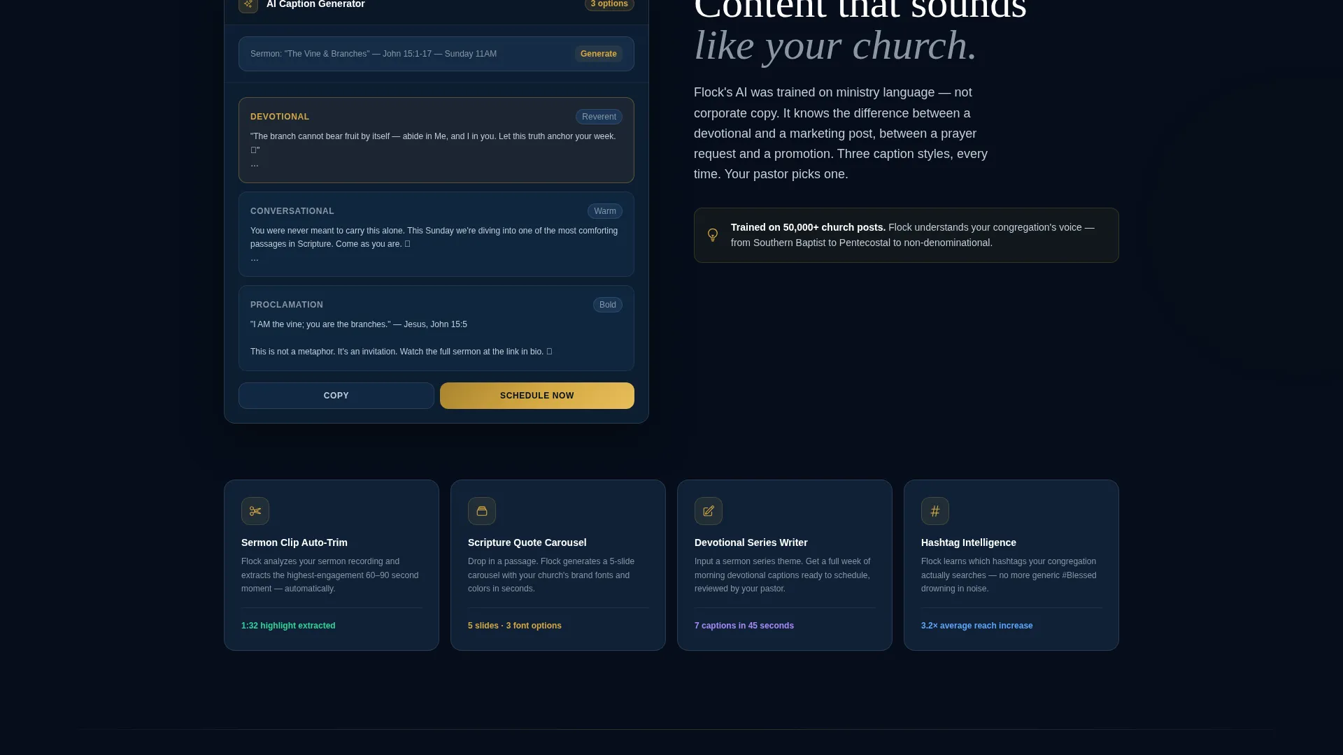 Vibrant Church Landing Page Template