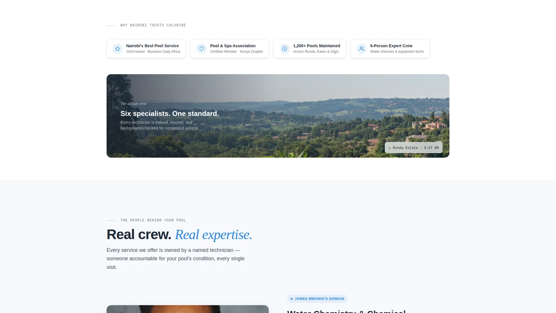 Certified Pool Maintenance | Free Website Template | Rocket