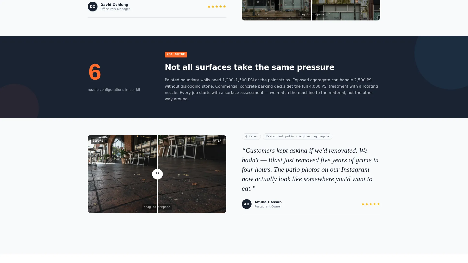 Forceful Power Wash | Free Website Template | Rocket
