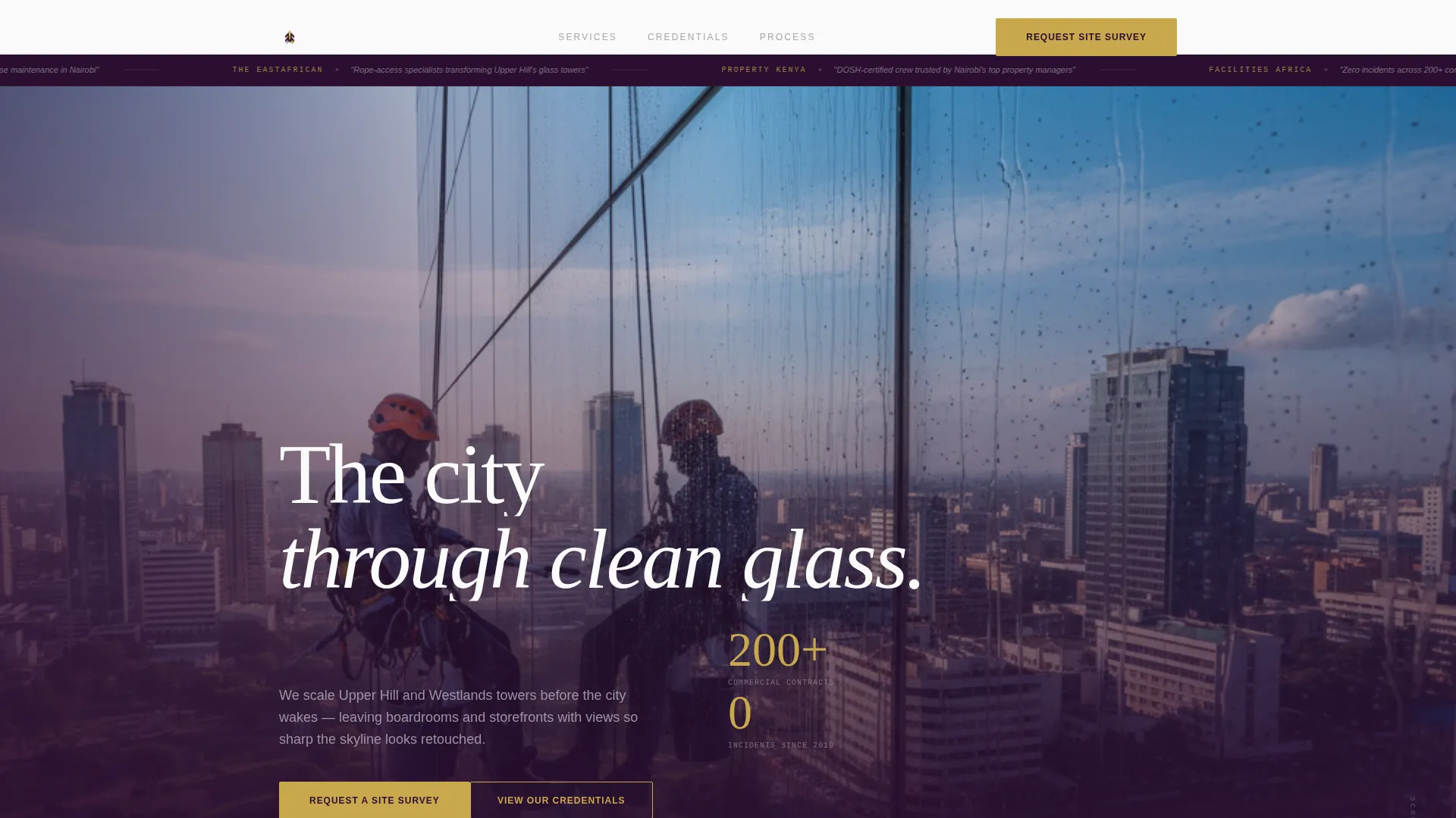 Precision Commercial | Free Website Template | Rocket