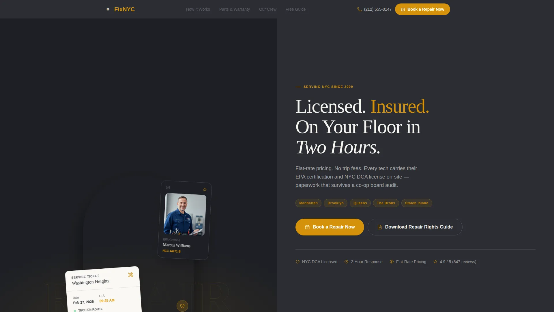 Trusted Appliancerepair | Free Website Template | Rocket
