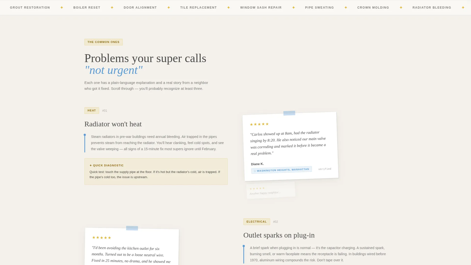 Trusted Handyman | Free Website Template | Rocket