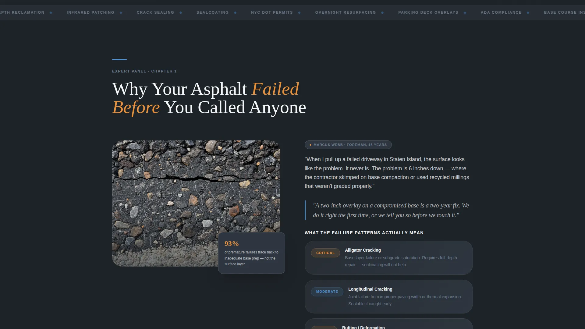 Expert Asphalt | Free Website Template | Rocket