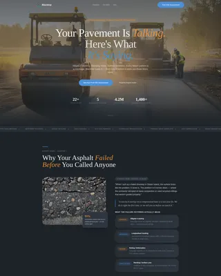 Expert Asphalt | Free Website Template | Rocket