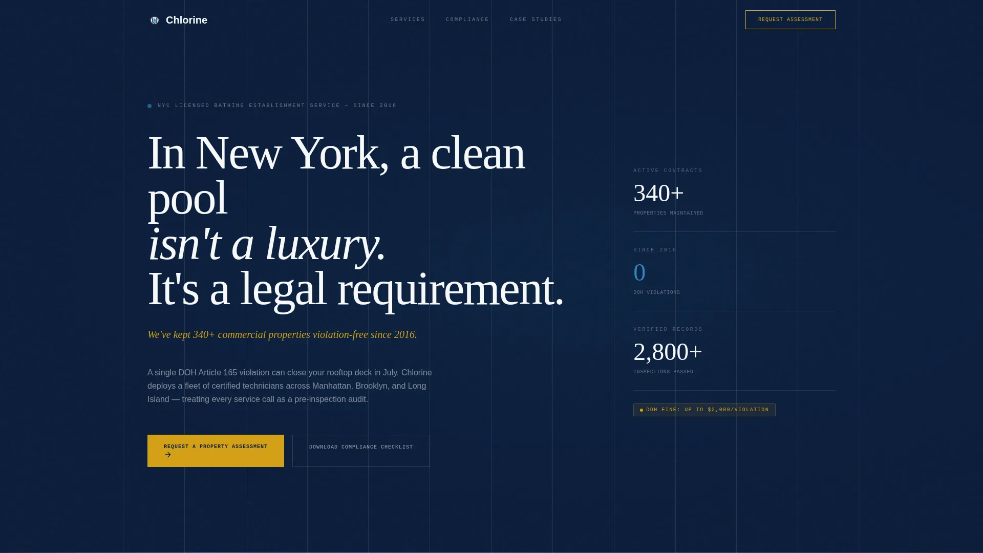 Authoritative Poolservice | Free Website Template | Rocket