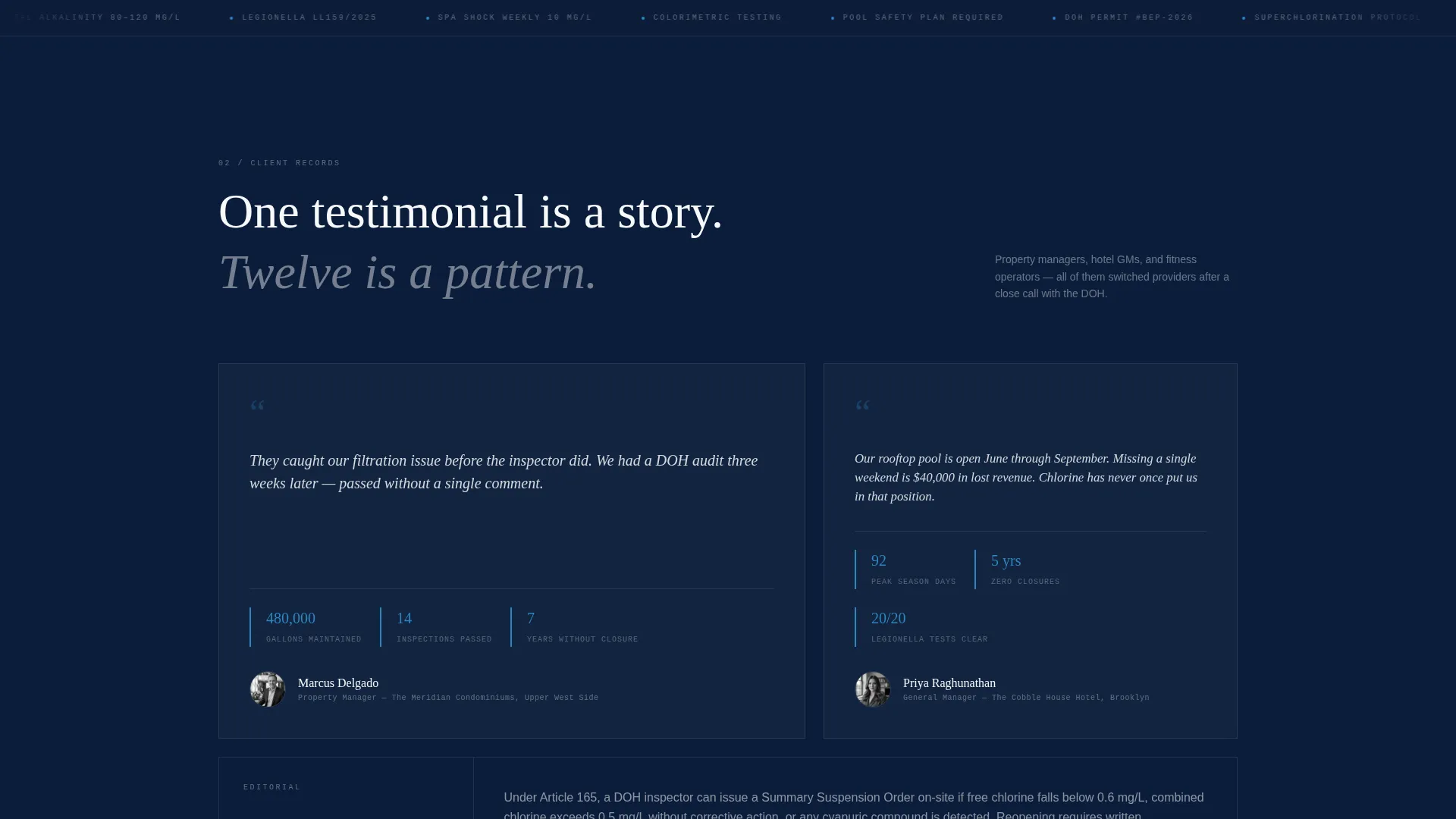 Authoritative Poolservice | Free Website Template | Rocket