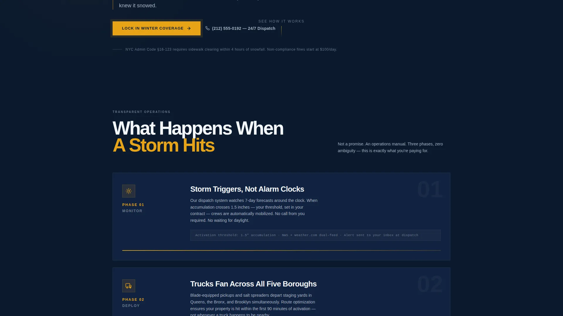 Urgent Snowremoval | Free Website Template | Rocket