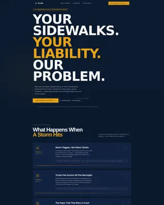 Urgent Snowremoval | Free Website Template | Rocket