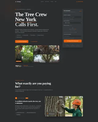 Professional Forestry Management | Free Website Template | Rocket