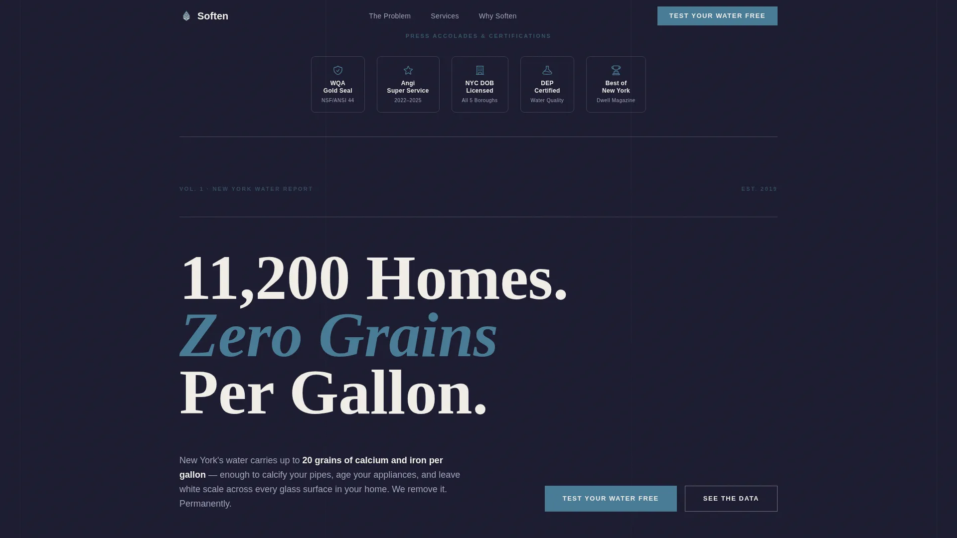 Authoritative Watersoftening | Free Website Template | Rocket