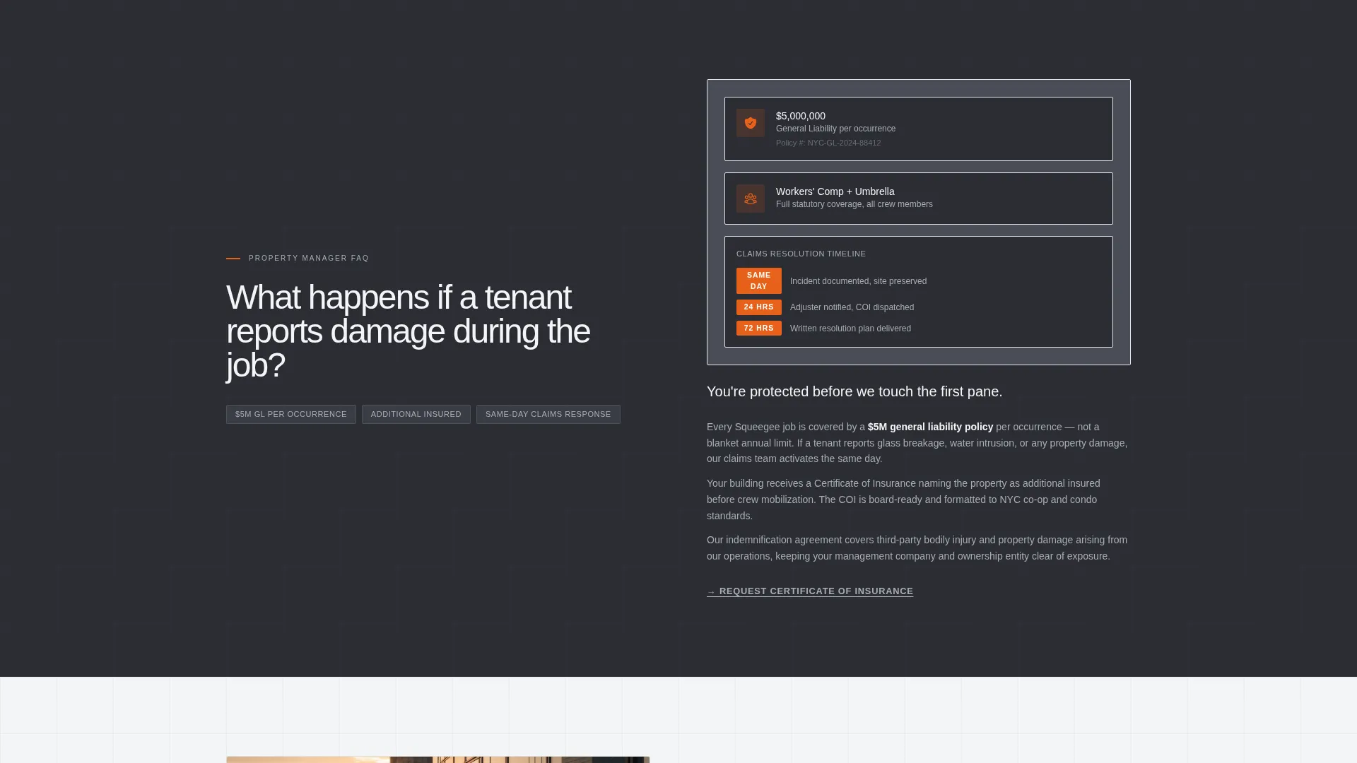 Compliant Windowcleaning | Free Website Template | Rocket
