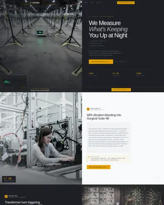 Precision Acoustics Consulting Landing Page Template