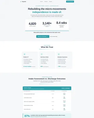 Occupational Therapy Landing Page Template
