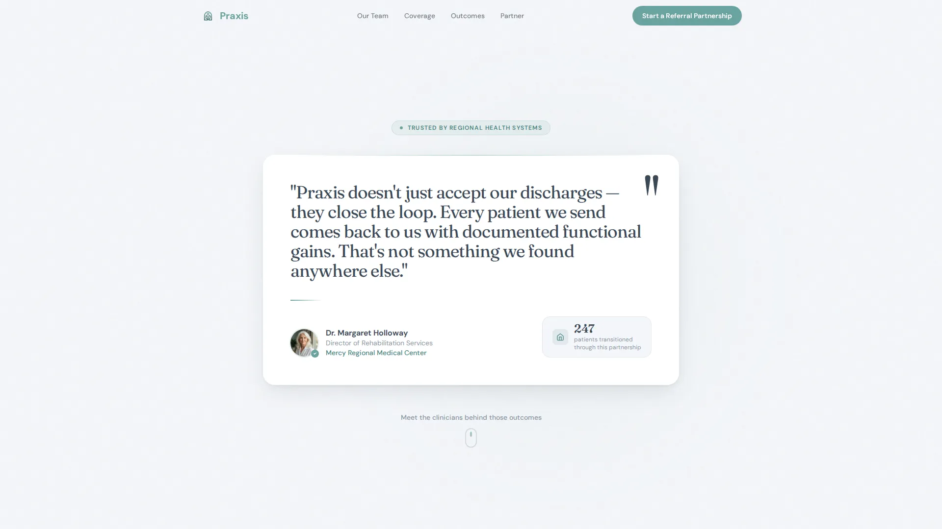 Occupational Therapy Referral Landing Page Template